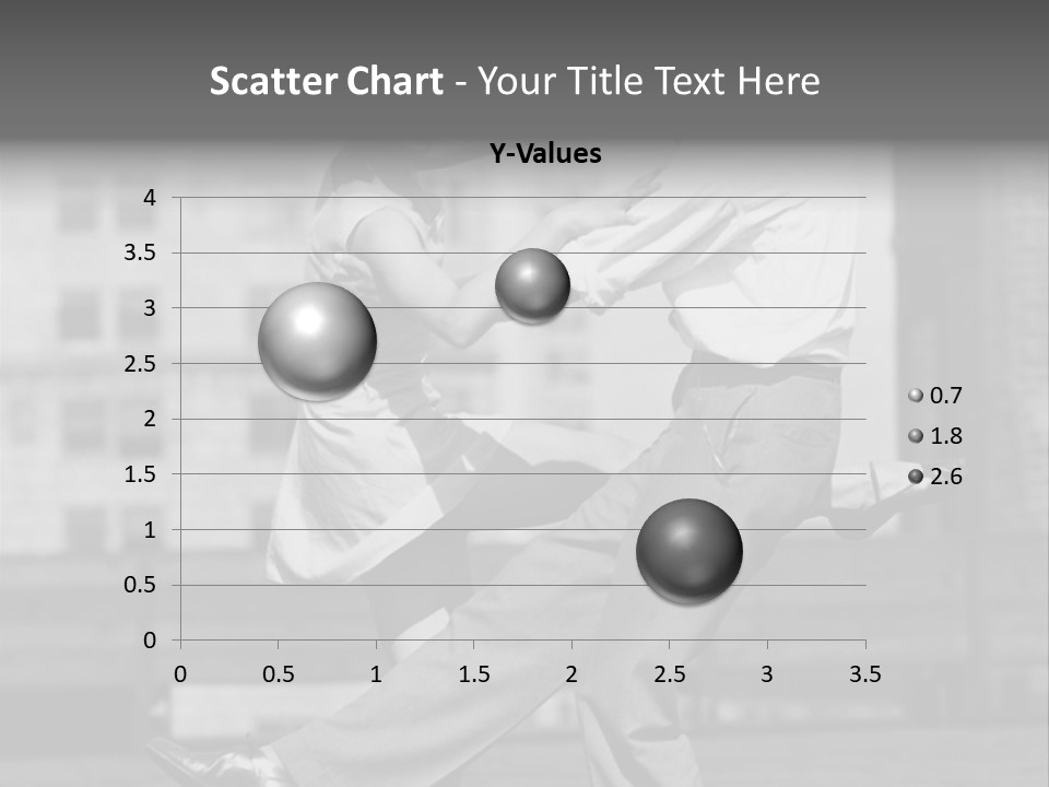 Swing Action Couple PowerPoint Template