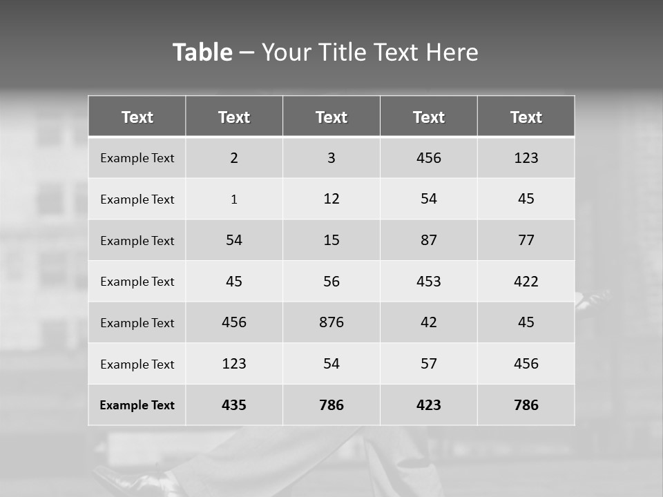 Swing Action Couple PowerPoint Template