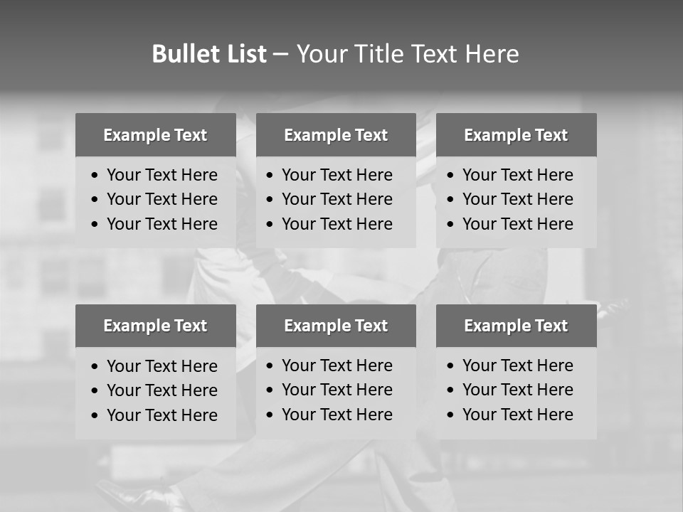 Swing Action Couple PowerPoint Template