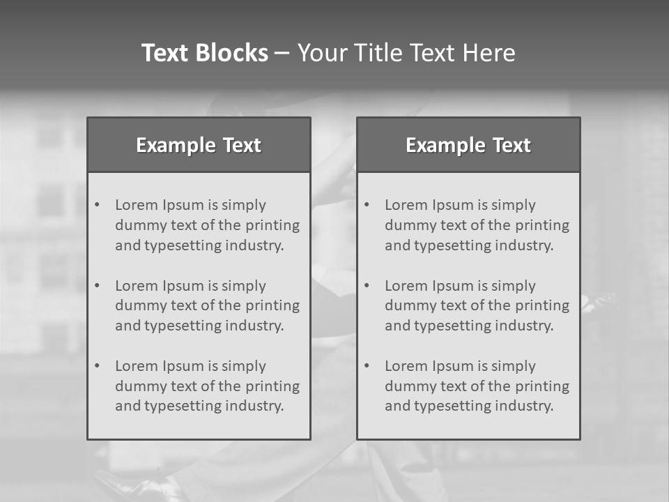 Swing Action Couple PowerPoint Template