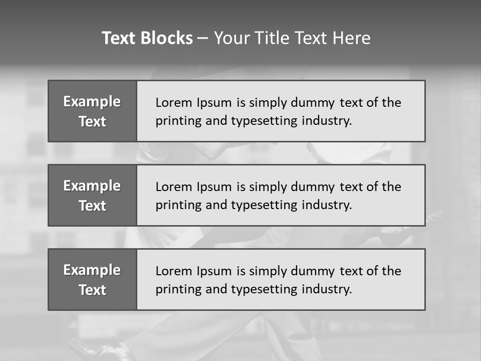 Swing Action Couple PowerPoint Template