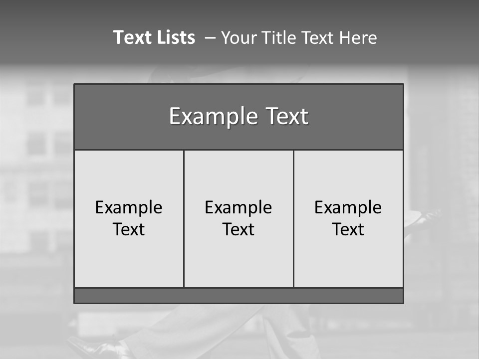 Swing Action Couple PowerPoint Template