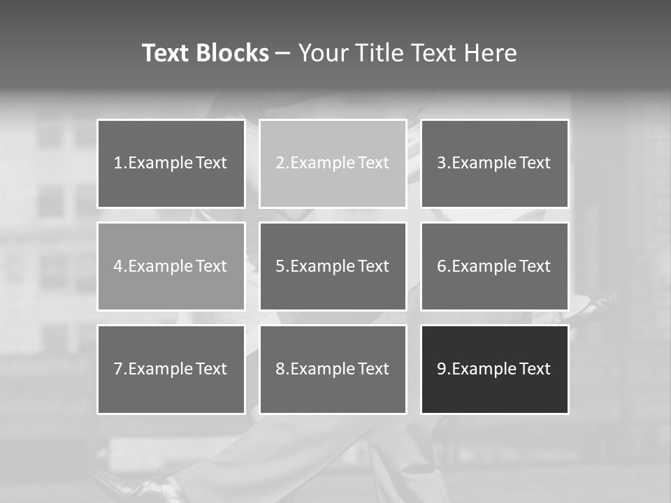 Swing Action Couple PowerPoint Template