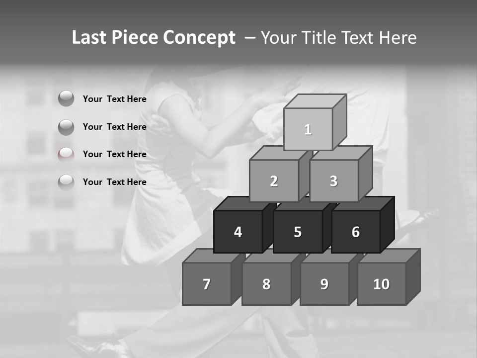 Swing Action Couple PowerPoint Template