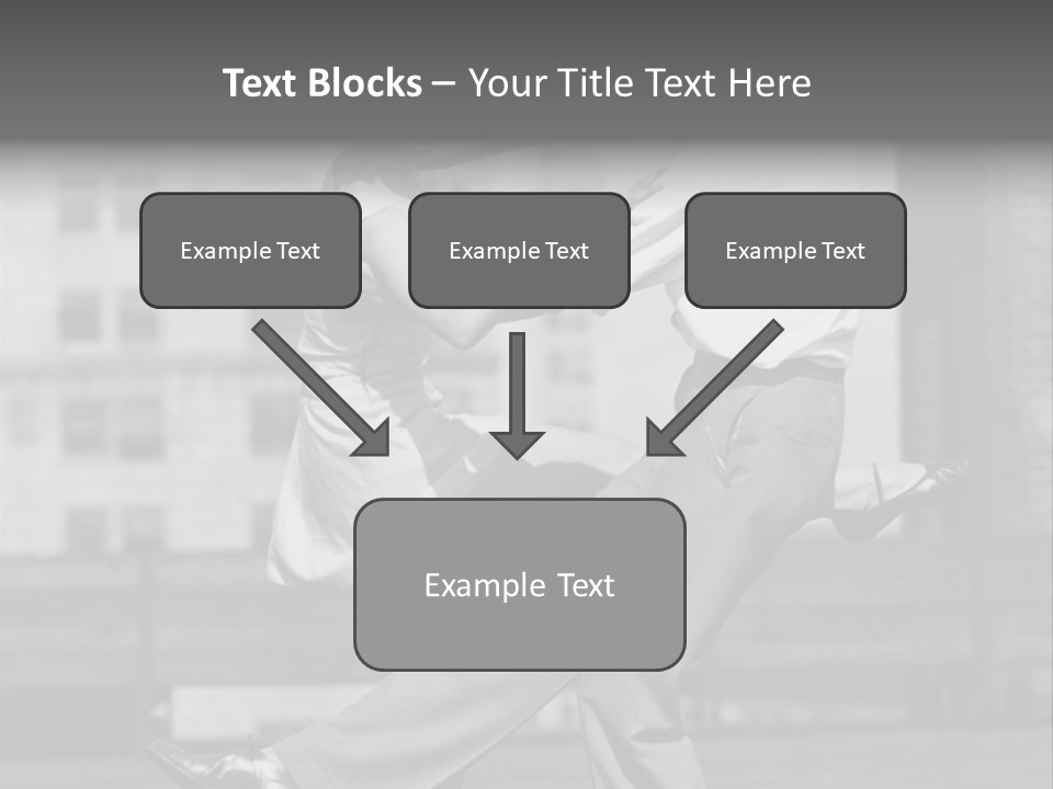 Swing Action Couple PowerPoint Template