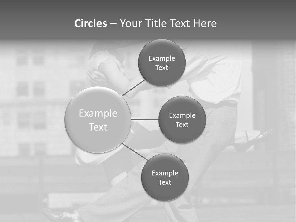 Swing Action Couple PowerPoint Template