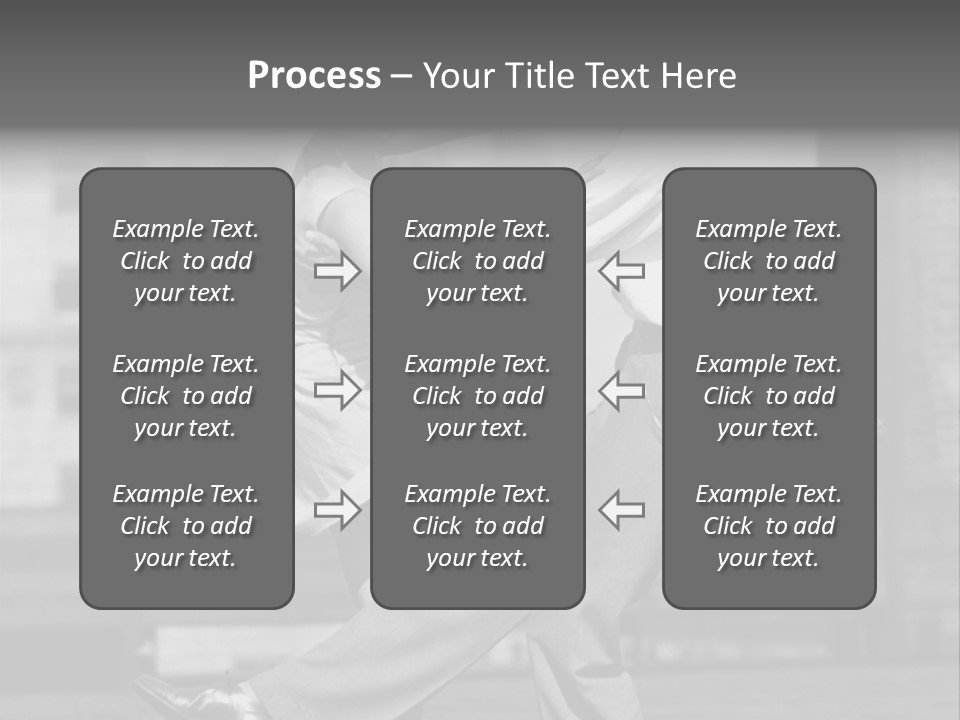 Swing Action Couple PowerPoint Template