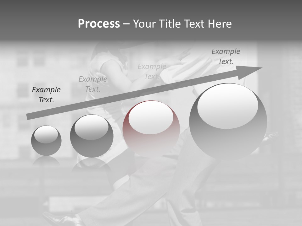 Swing Action Couple PowerPoint Template