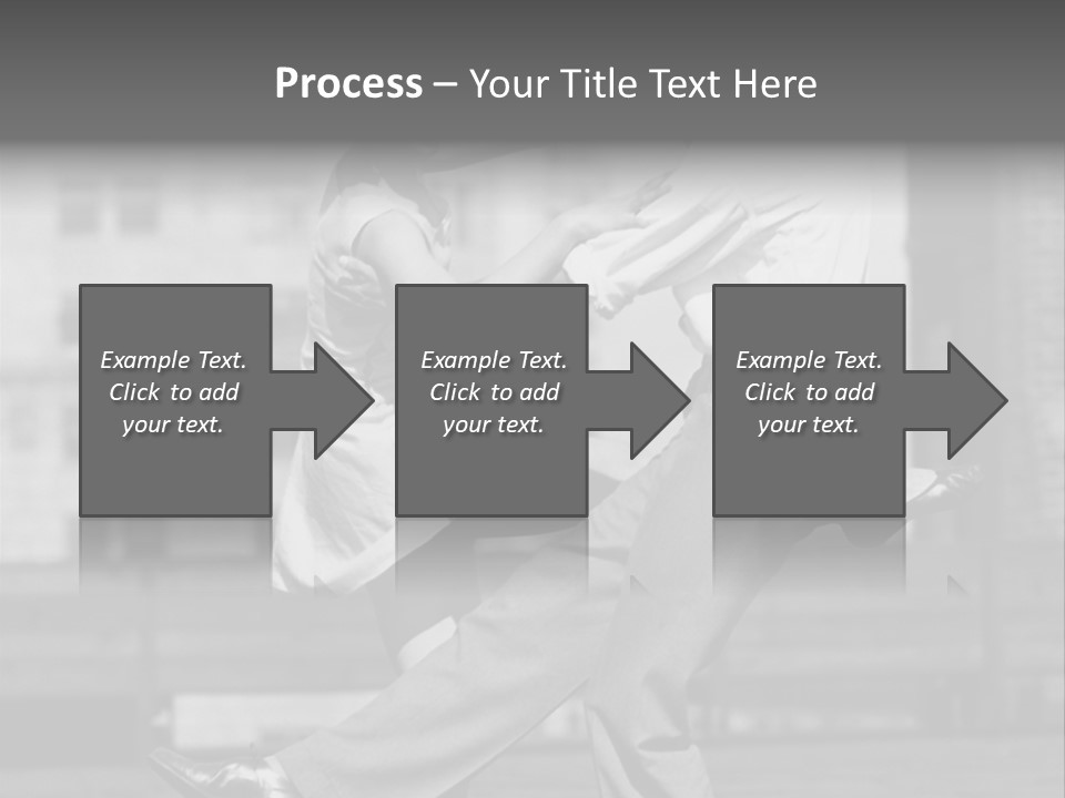 Swing Action Couple PowerPoint Template