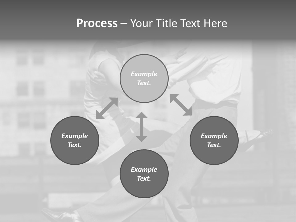 Swing Action Couple PowerPoint Template