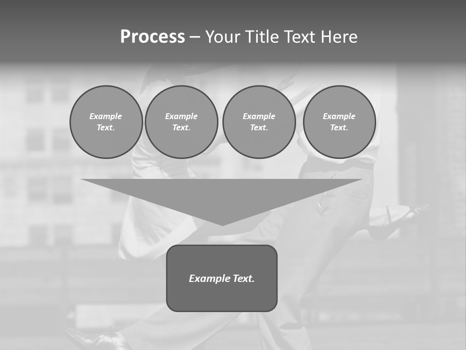 Swing Action Couple PowerPoint Template