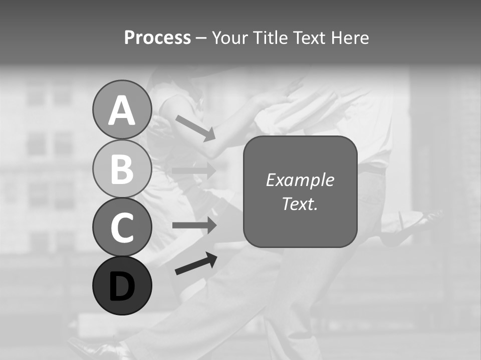 Swing Action Couple PowerPoint Template