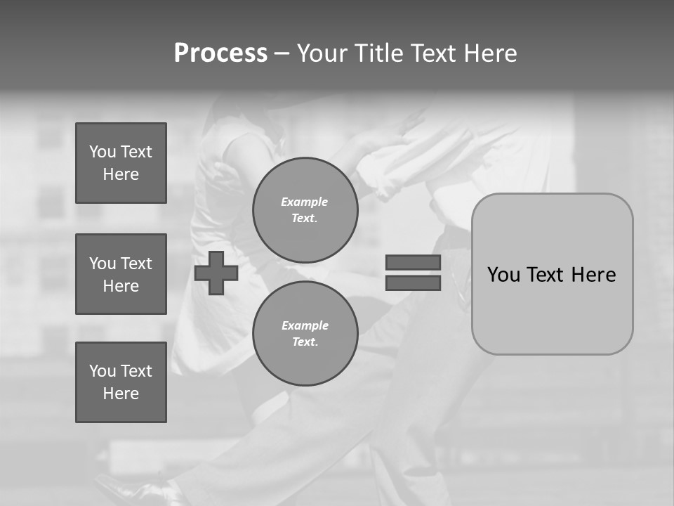 Swing Action Couple PowerPoint Template