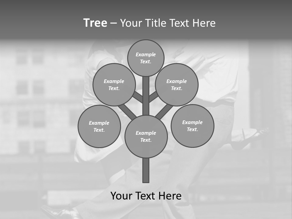 Swing Action Couple PowerPoint Template