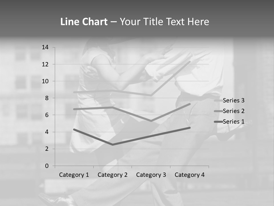 Swing Action Couple PowerPoint Template
