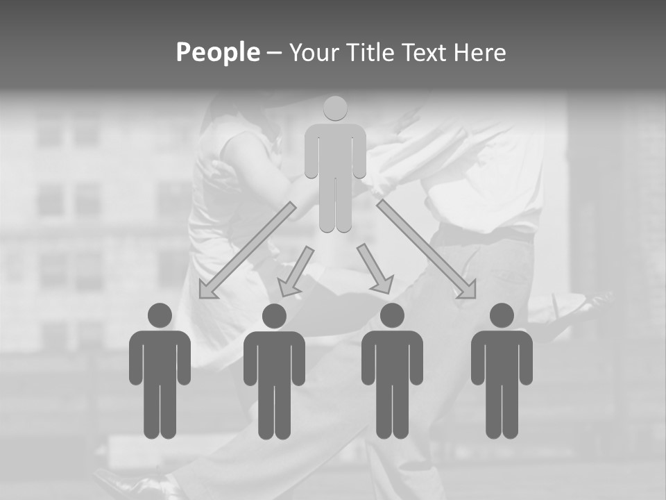 Swing Action Couple PowerPoint Template