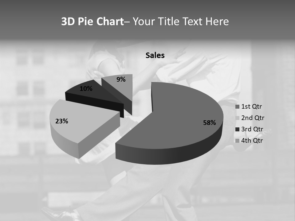 Swing Action Couple PowerPoint Template