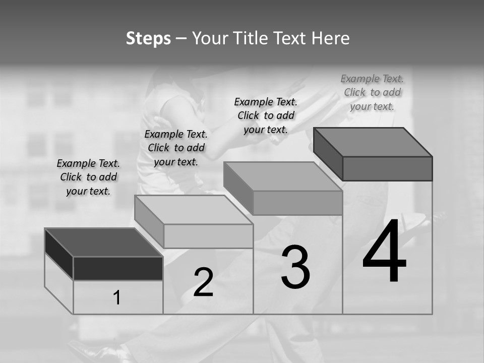 Swing Action Couple PowerPoint Template