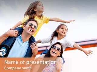 Happy Father Summer PowerPoint Template