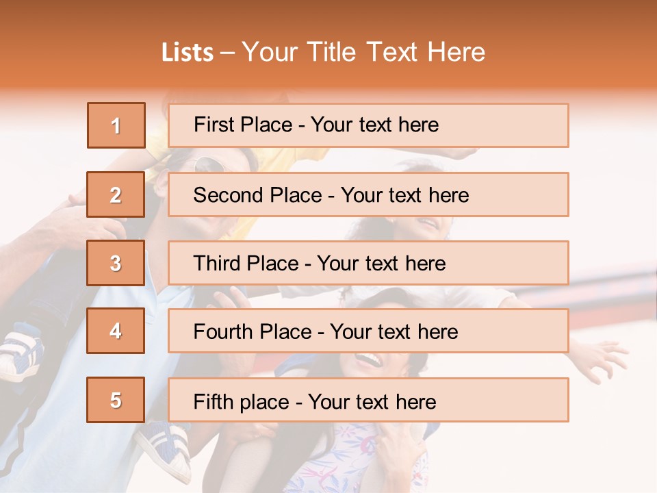 Happy Father Summer PowerPoint Template