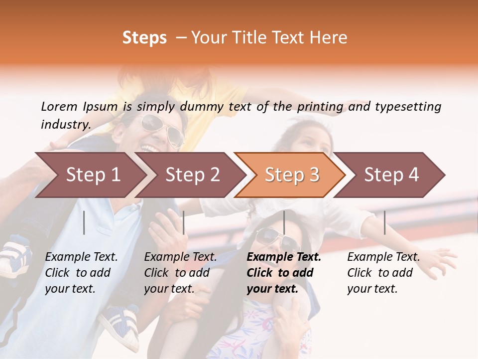 Happy Father Summer PowerPoint Template