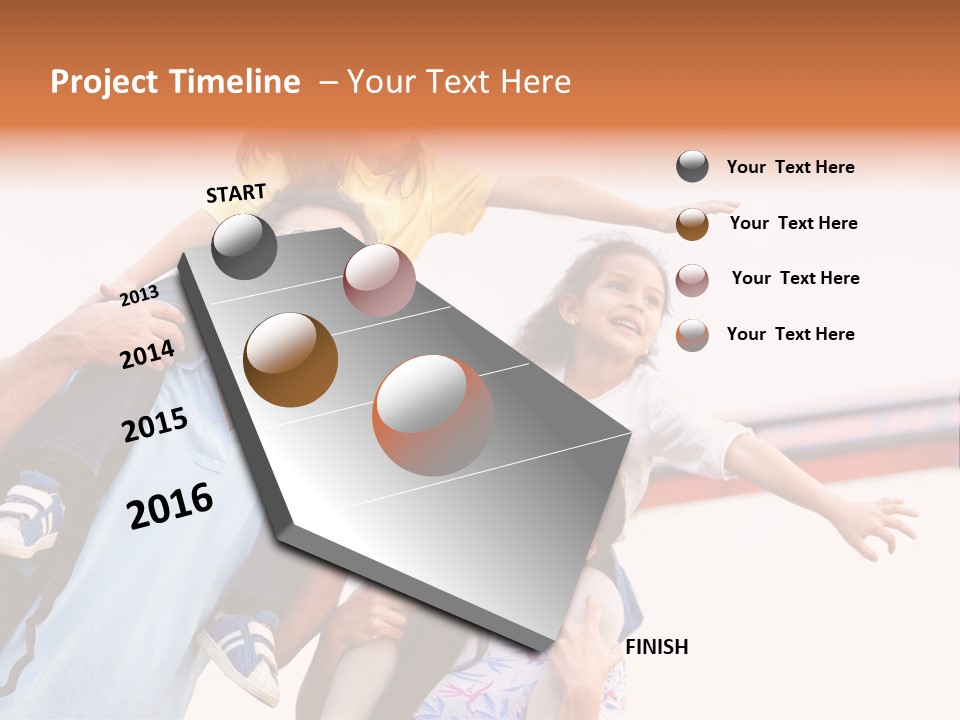 Happy Father Summer PowerPoint Template