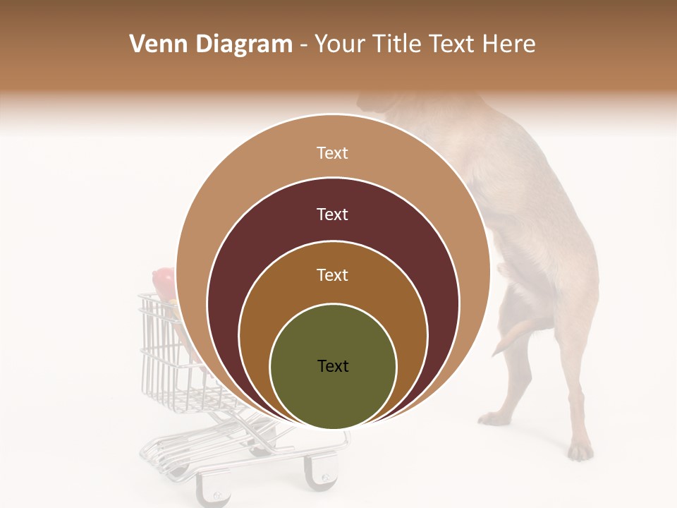 Small Cart Face PowerPoint Template