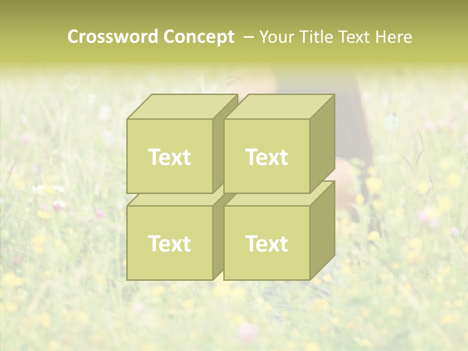 Space Head Idyllic PowerPoint Template