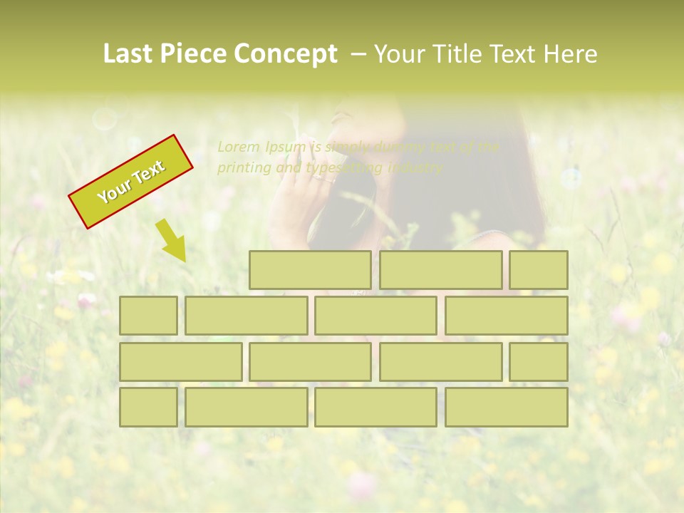 Space Head Idyllic PowerPoint Template