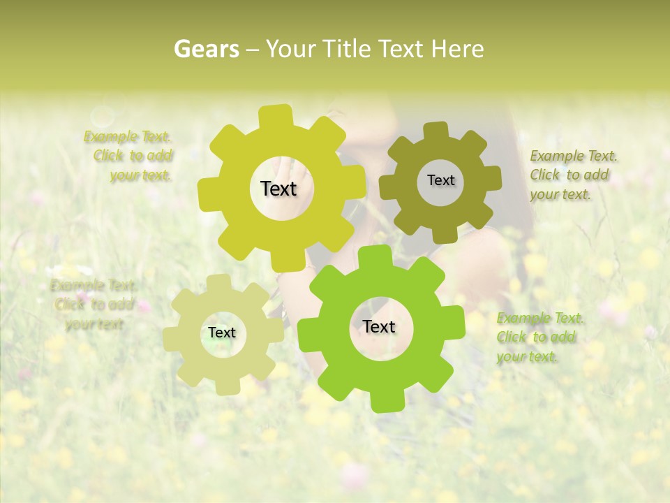 Space Head Idyllic PowerPoint Template