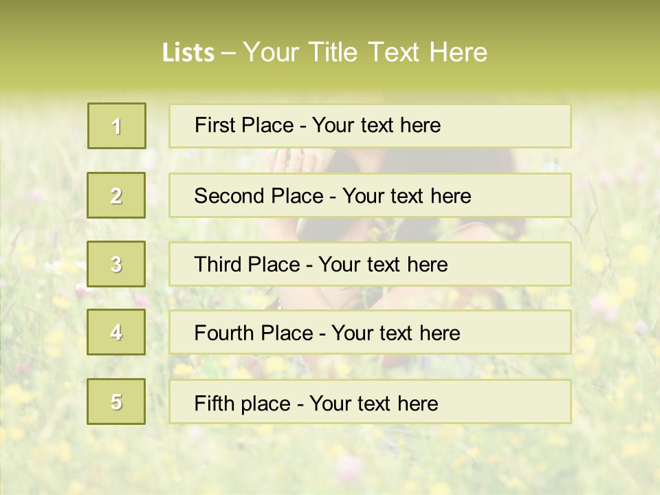 Space Head Idyllic PowerPoint Template