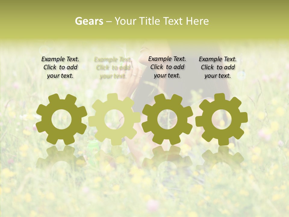 Space Head Idyllic PowerPoint Template