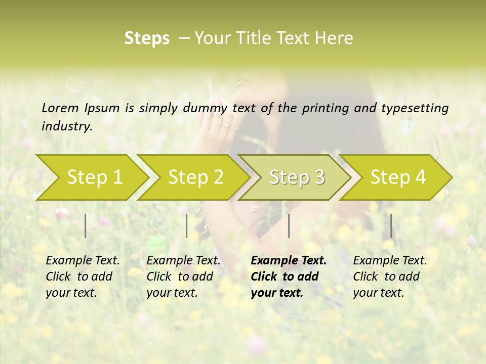 Space Head Idyllic PowerPoint Template