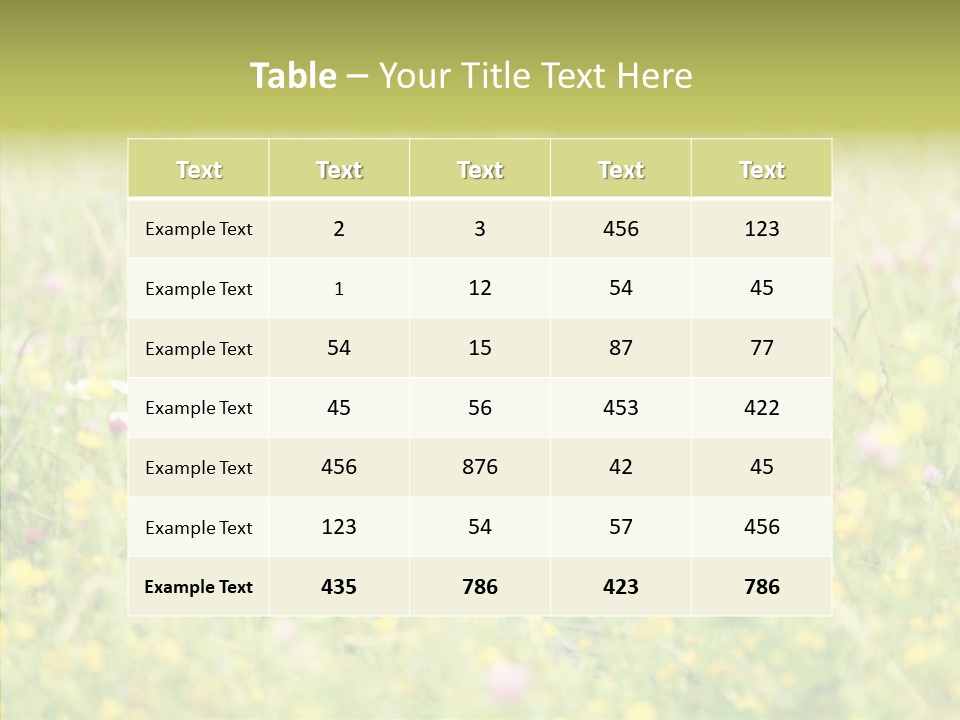 Space Head Idyllic PowerPoint Template