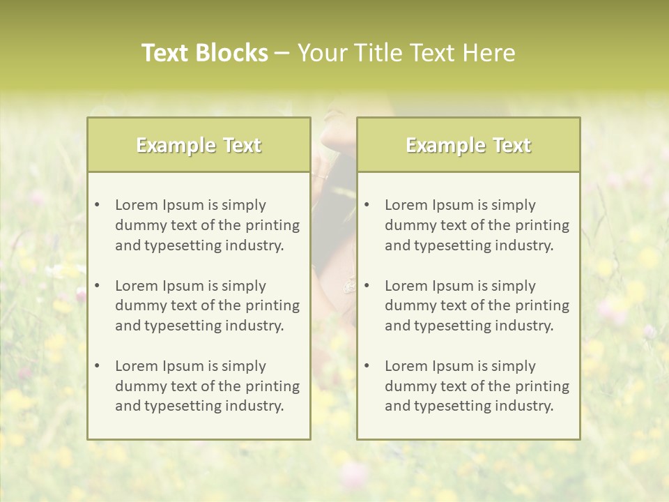 Space Head Idyllic PowerPoint Template