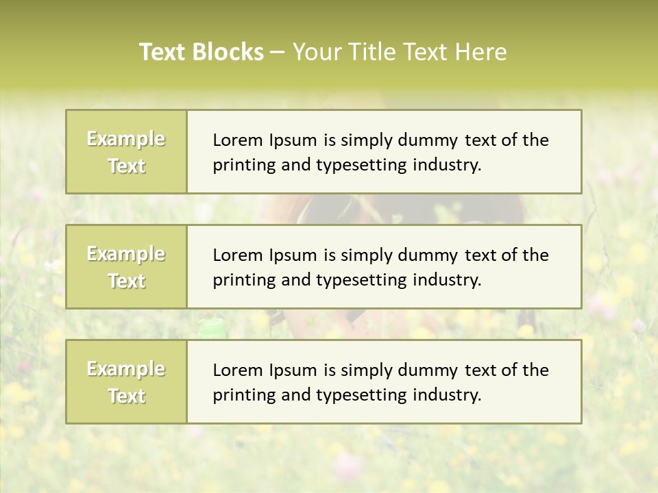 Space Head Idyllic PowerPoint Template