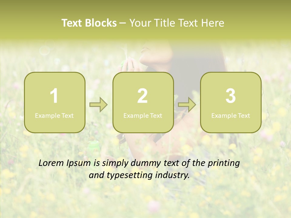 Space Head Idyllic PowerPoint Template