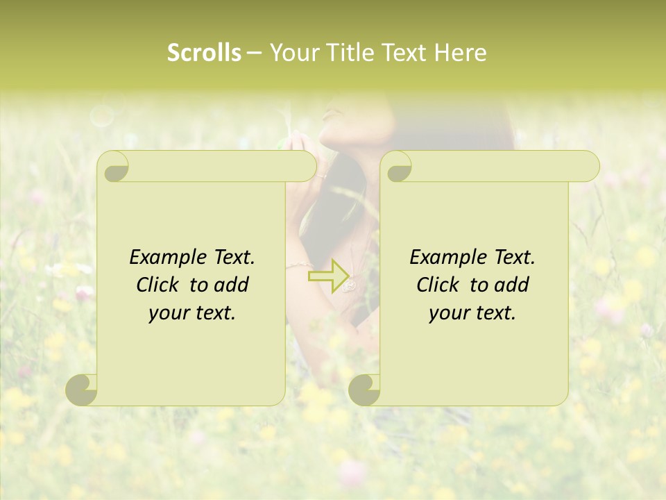 Space Head Idyllic PowerPoint Template