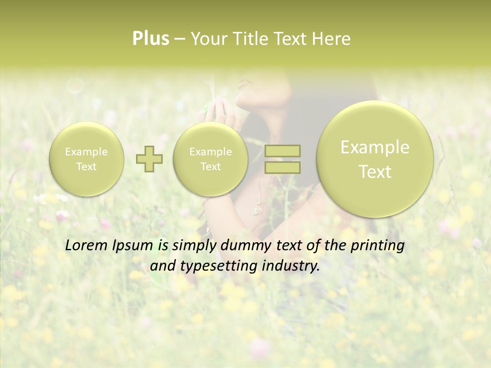 Space Head Idyllic PowerPoint Template