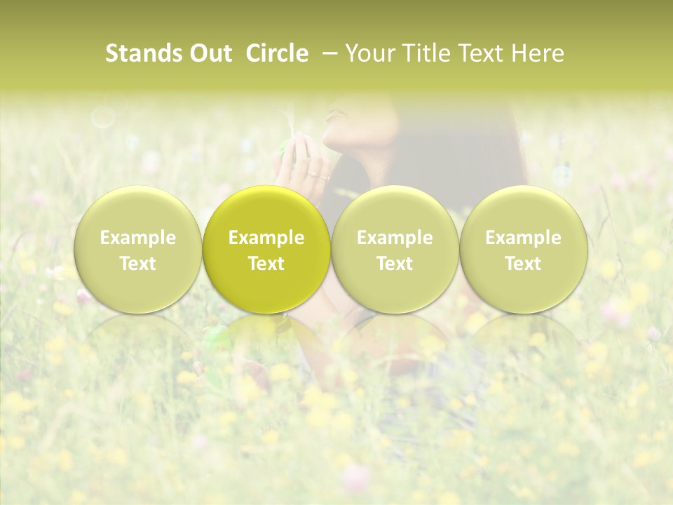 Space Head Idyllic PowerPoint Template