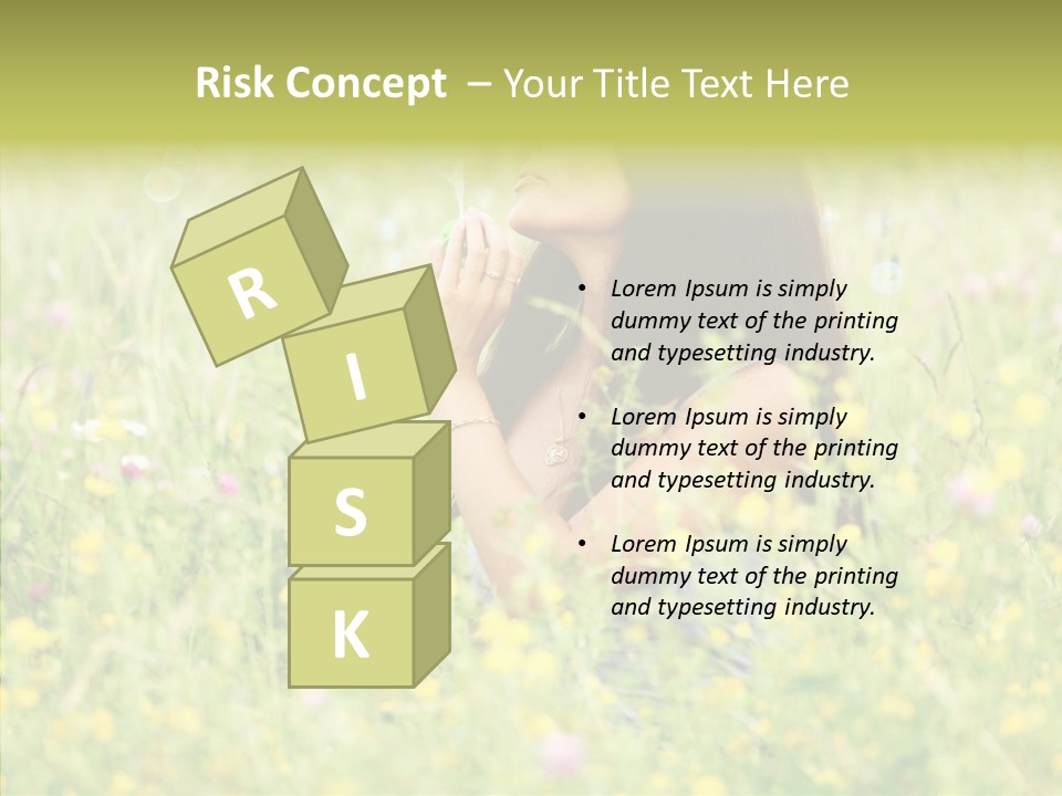 Space Head Idyllic PowerPoint Template