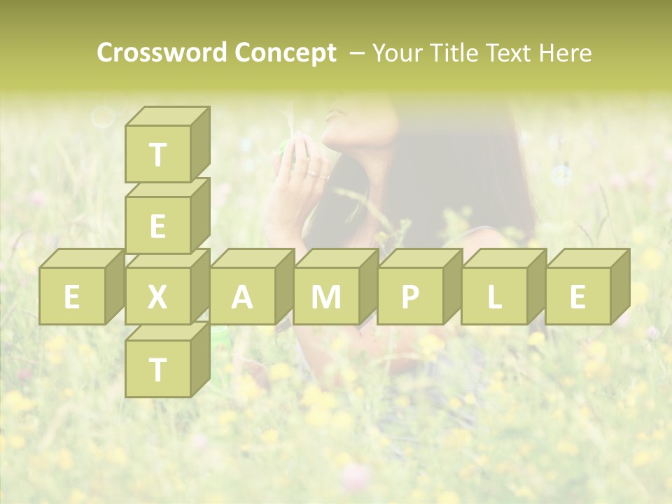 Space Head Idyllic PowerPoint Template