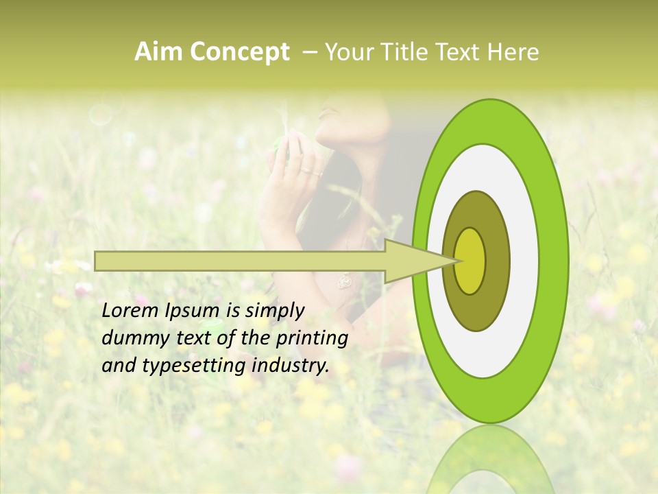 Space Head Idyllic PowerPoint Template