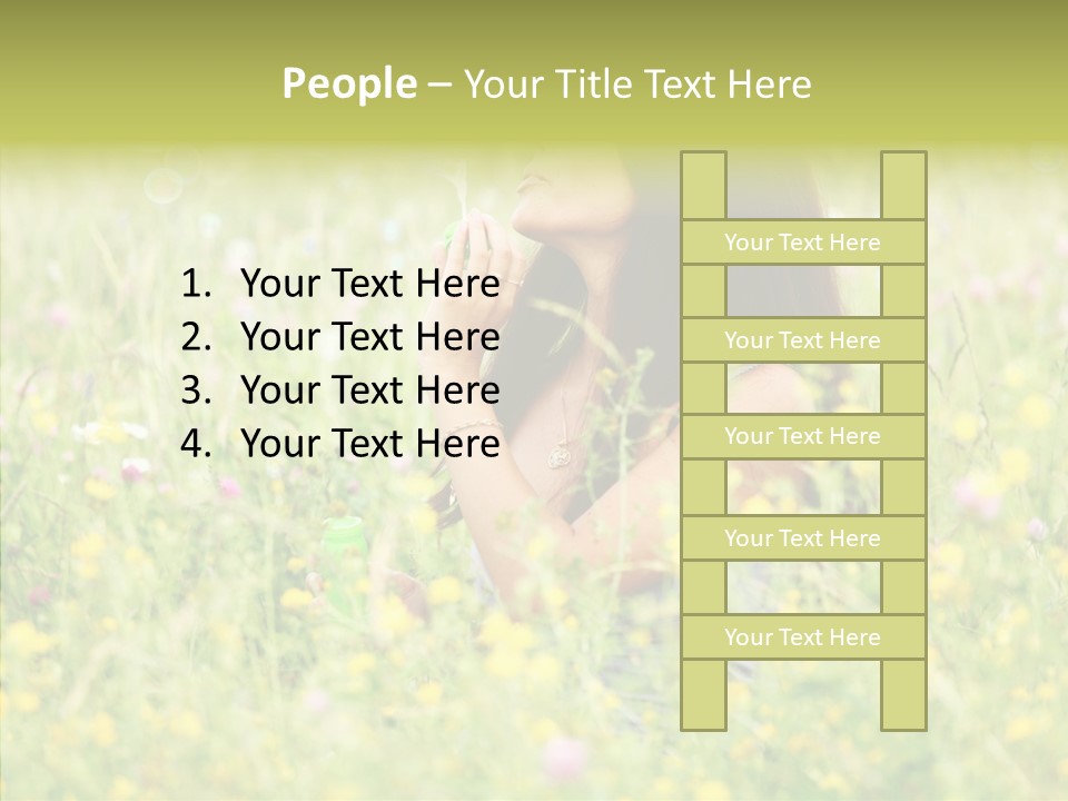 Space Head Idyllic PowerPoint Template
