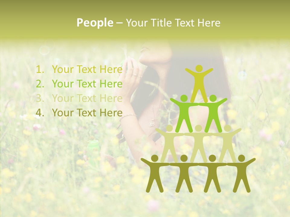 Space Head Idyllic PowerPoint Template