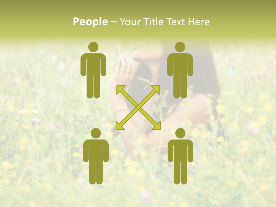 Space Head Idyllic PowerPoint Template