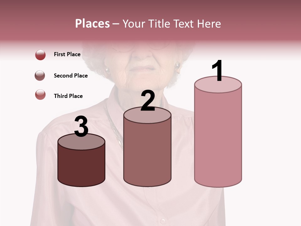 Retirement Smile Human PowerPoint Template