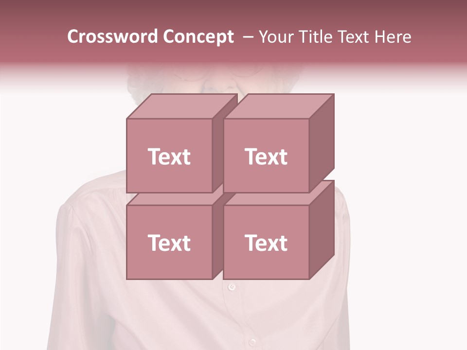 Retirement Smile Human PowerPoint Template