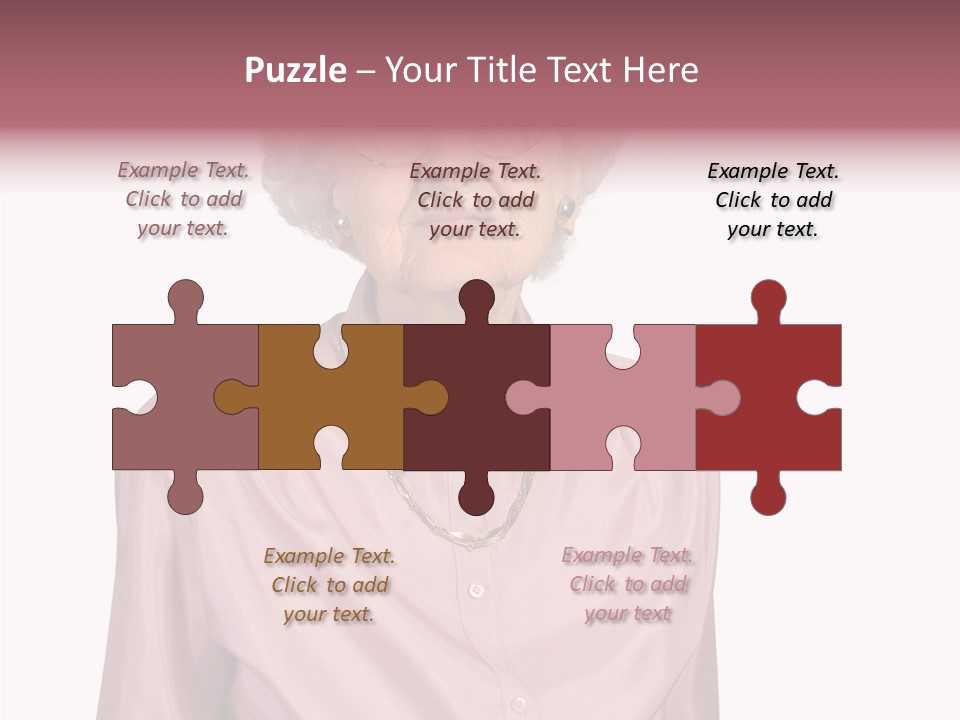 Retirement Smile Human PowerPoint Template