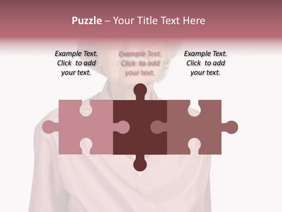 Retirement Smile Human PowerPoint Template